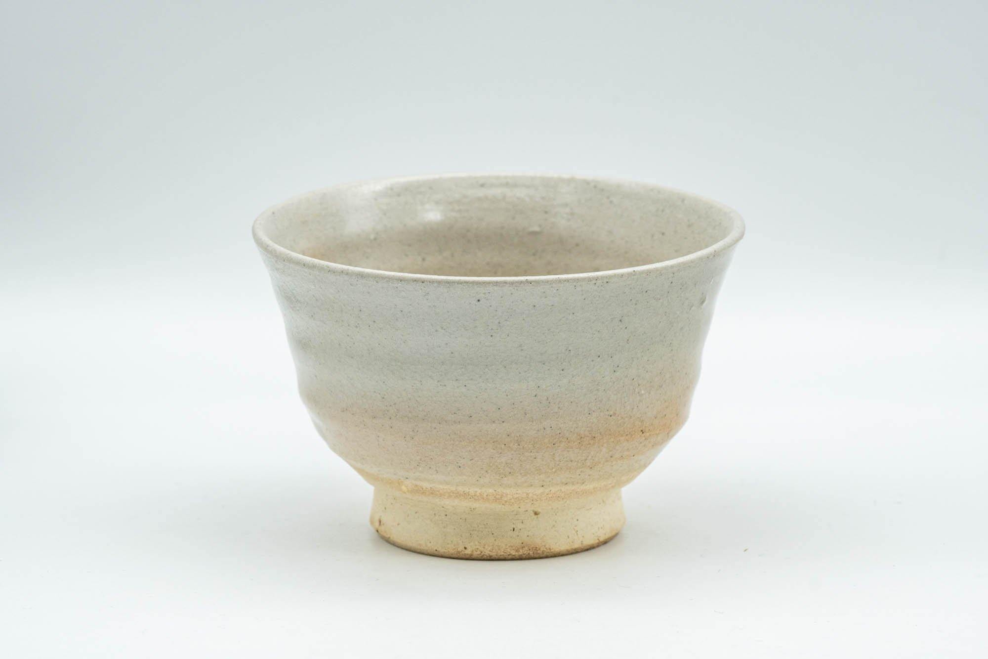 Japanese Teacup - Wide Beige Hagi-yaki Yunomi - 140ml