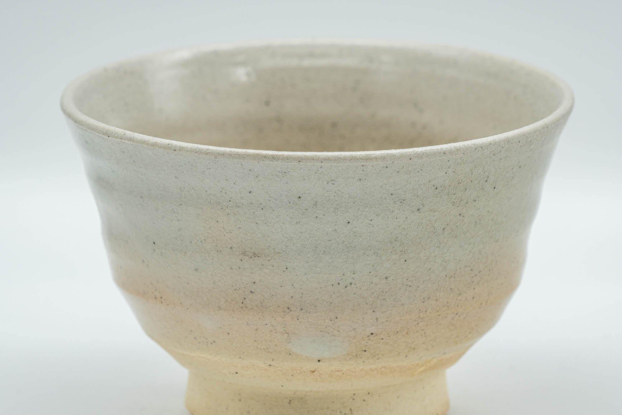 Japanese Teacup - Wide Beige Hagi-yaki Yunomi - 140ml