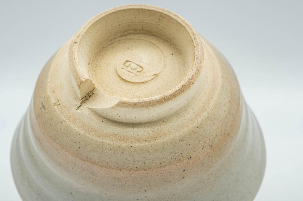 Japanese Teacup - Wide Beige Hagi-yaki Yunomi - 140ml