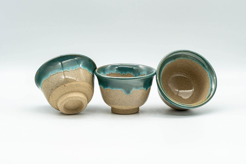 Japanese Teacups - Set of 3 Agano-yaki Yunomi - 70ml