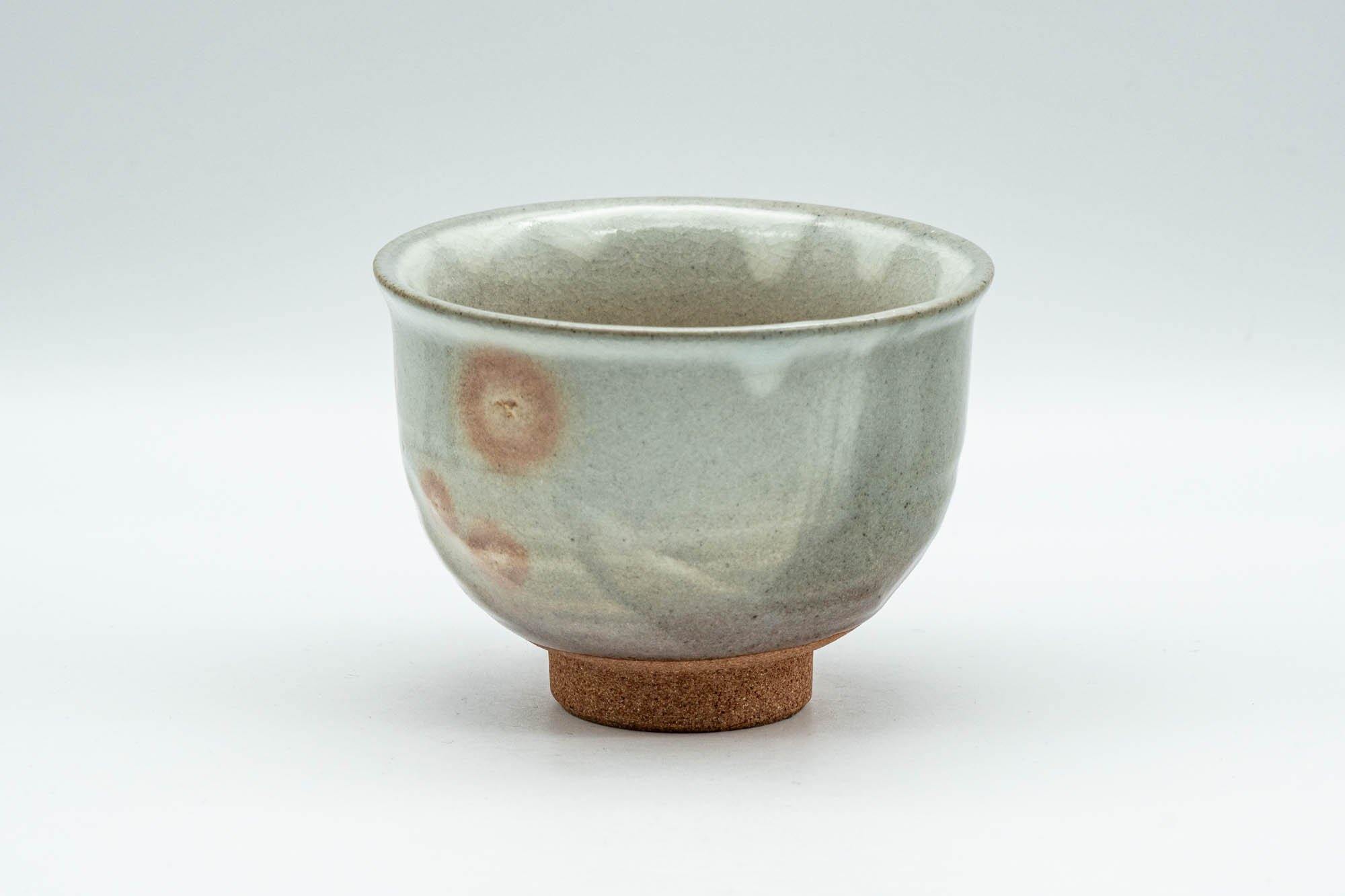 Japanese Teacup - Beige, Pink Gohonte, and White Drip-Glazed Hagi-yaki Yunomi - 180ml