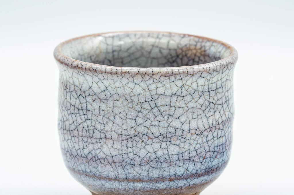 Japanese Teacup - White Glazed Hagi-yaki Guinomi - 60ml
