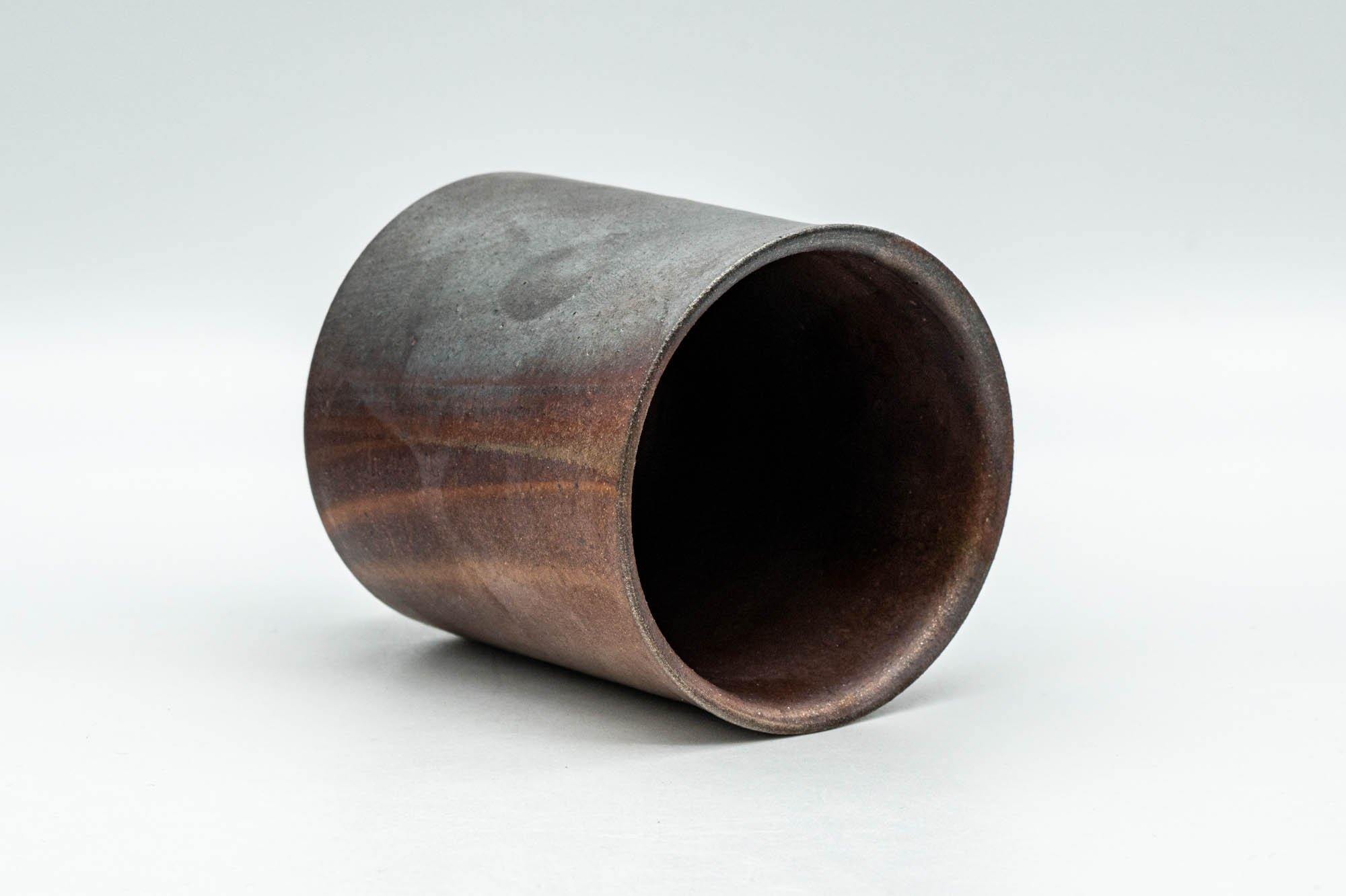 Japanese Teacup - 備前焼 Patterned Tsutsu-gata Bizen-yaki Yunomi - 170ml