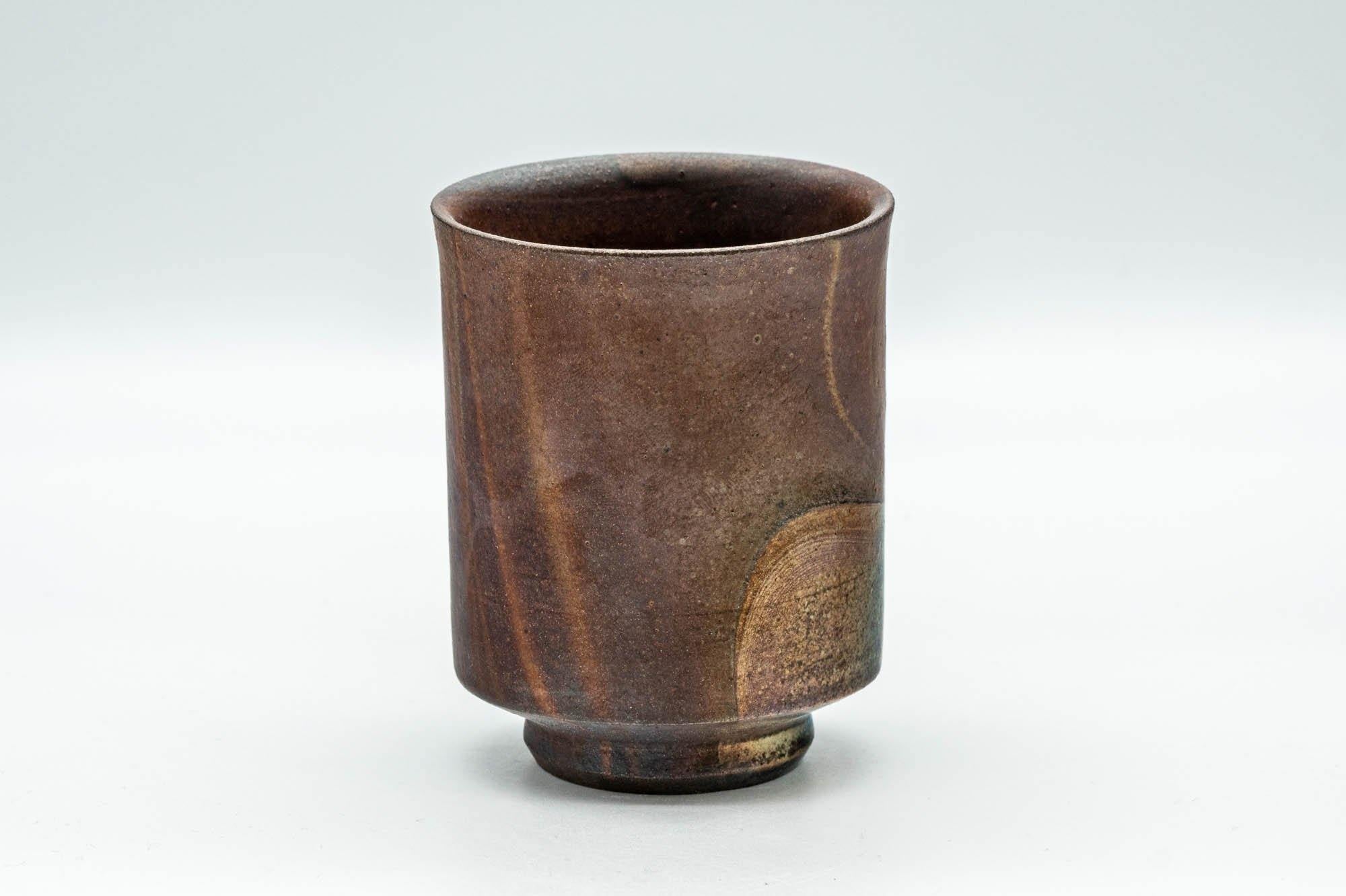 Japanese Teacup - 備前焼 Patterned Tsutsu-gata Bizen-yaki Yunomi - 170ml