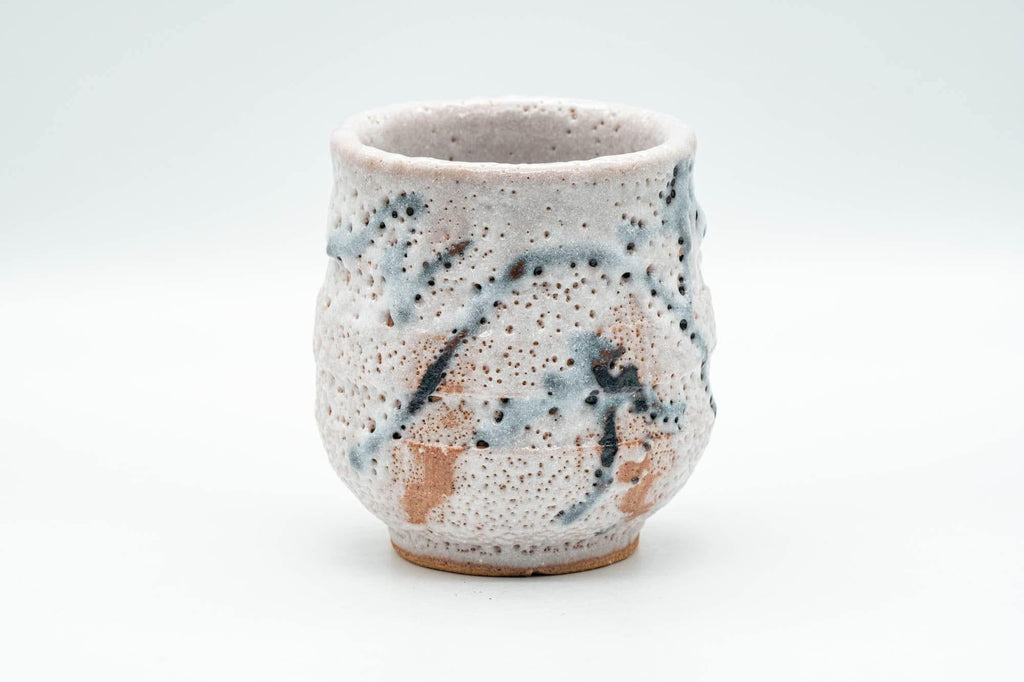 Japanese Teacup - Pink Suana Shino Glazed Yunomi - 160ml