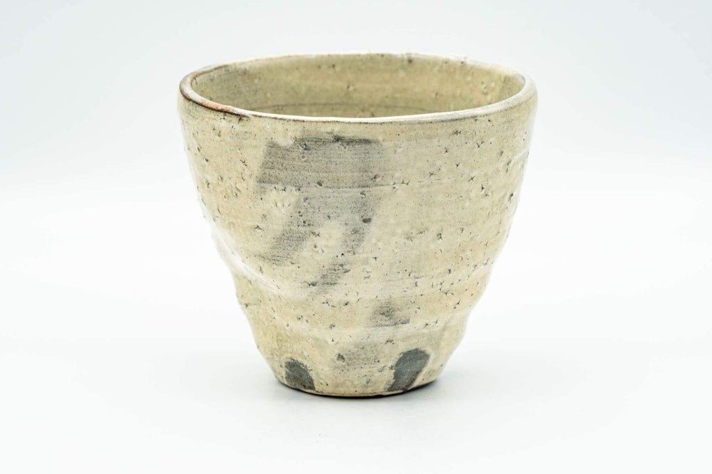Japanese Teacup - Beige Cream Textured Wabi-Sabi Yunomi - 280ml