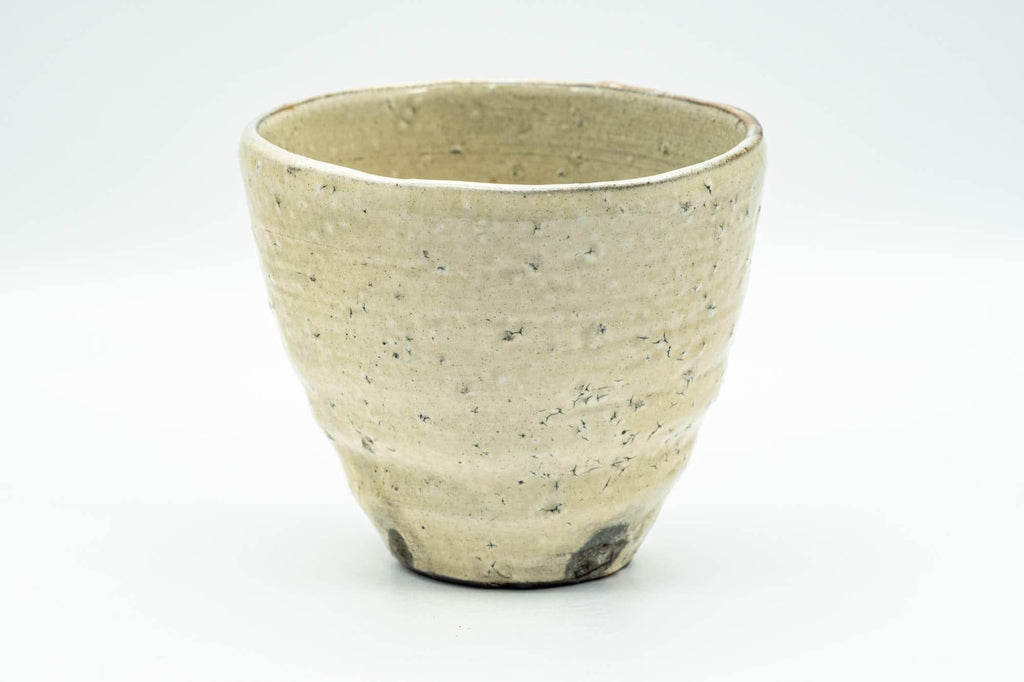 Japanese Teacup - Beige Cream Textured Wabi-Sabi Yunomi - 280ml