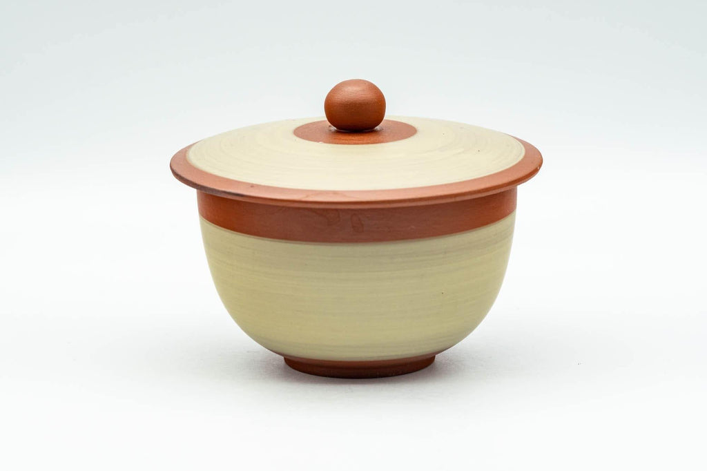 Japanese Teacup - Mountainous Tokoname-yaki Lidded Yunomi - 100ml