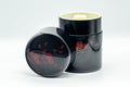 Japanese Chazutsu - Red Floral Black Lacquer Tea Canister - 350ml