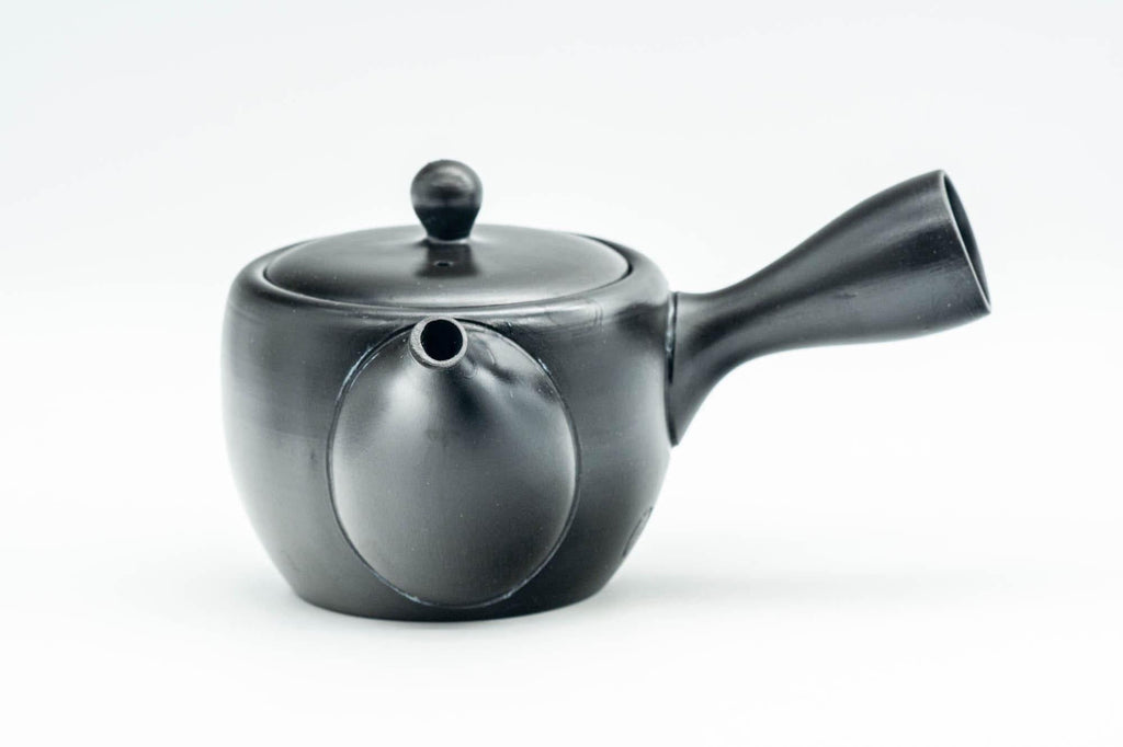 Japanese Kyusu - Black Kurodei Tokoname-yaki Teapot - 170ml