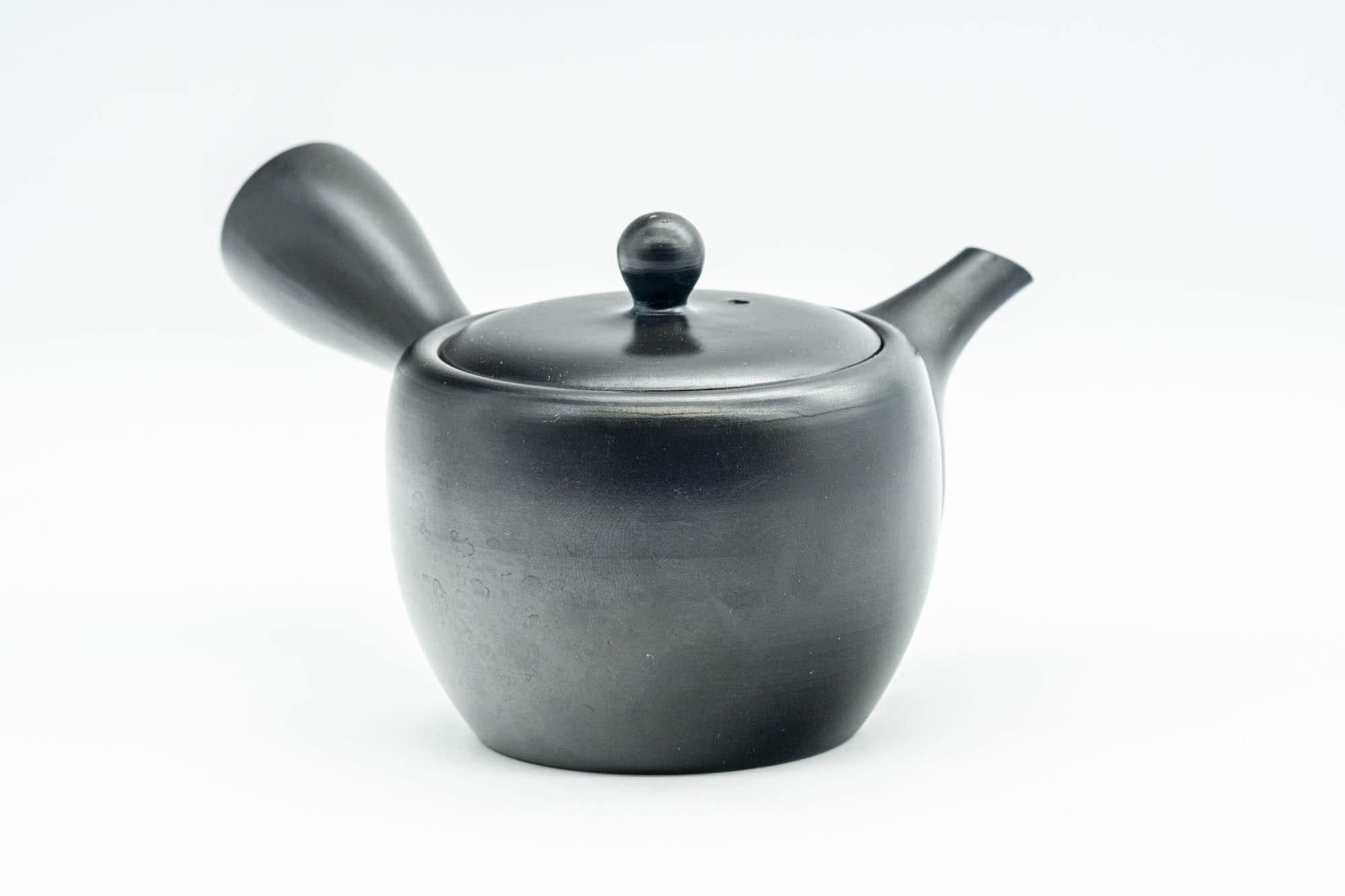 Japanese Kyusu - Black Kurodei Tokoname-yaki Teapot - 170ml