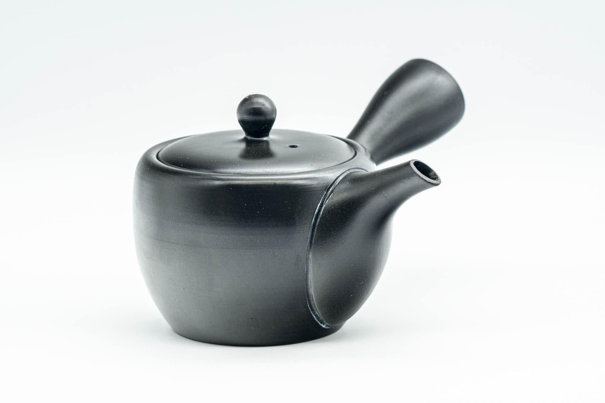 Japanese Kyusu - Black Kurodei Tokoname-yaki Teapot - 170ml