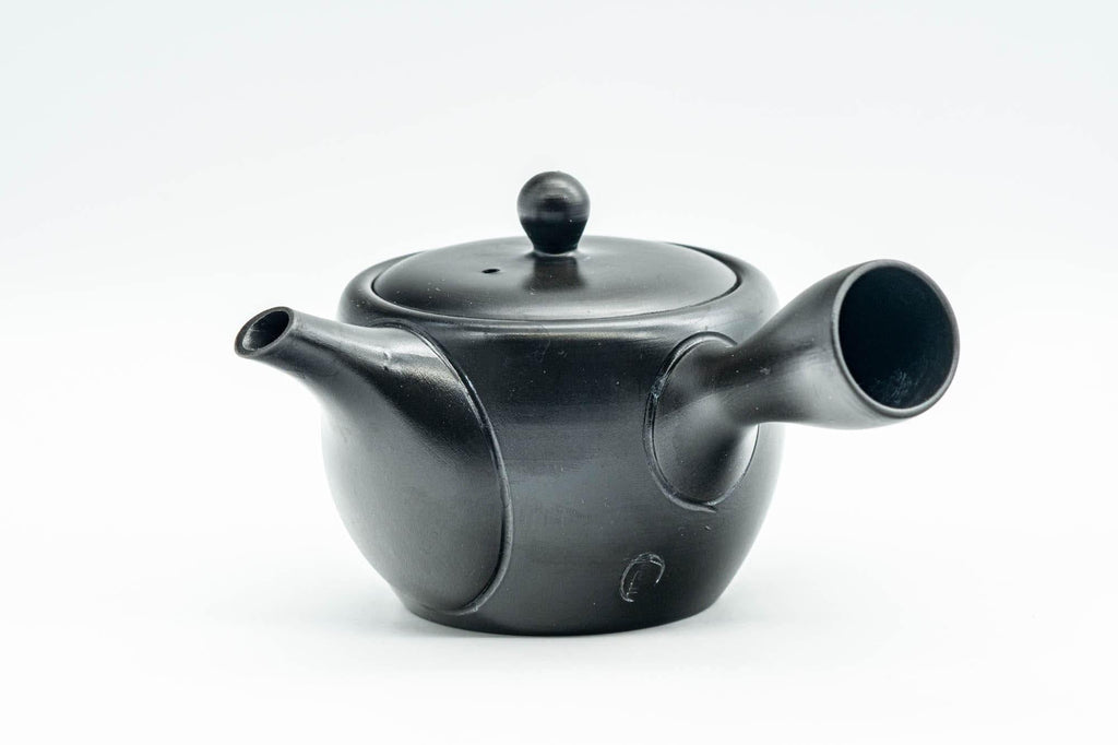 Japanese Kyusu - Black Kurodei Tokoname-yaki Teapot - 170ml