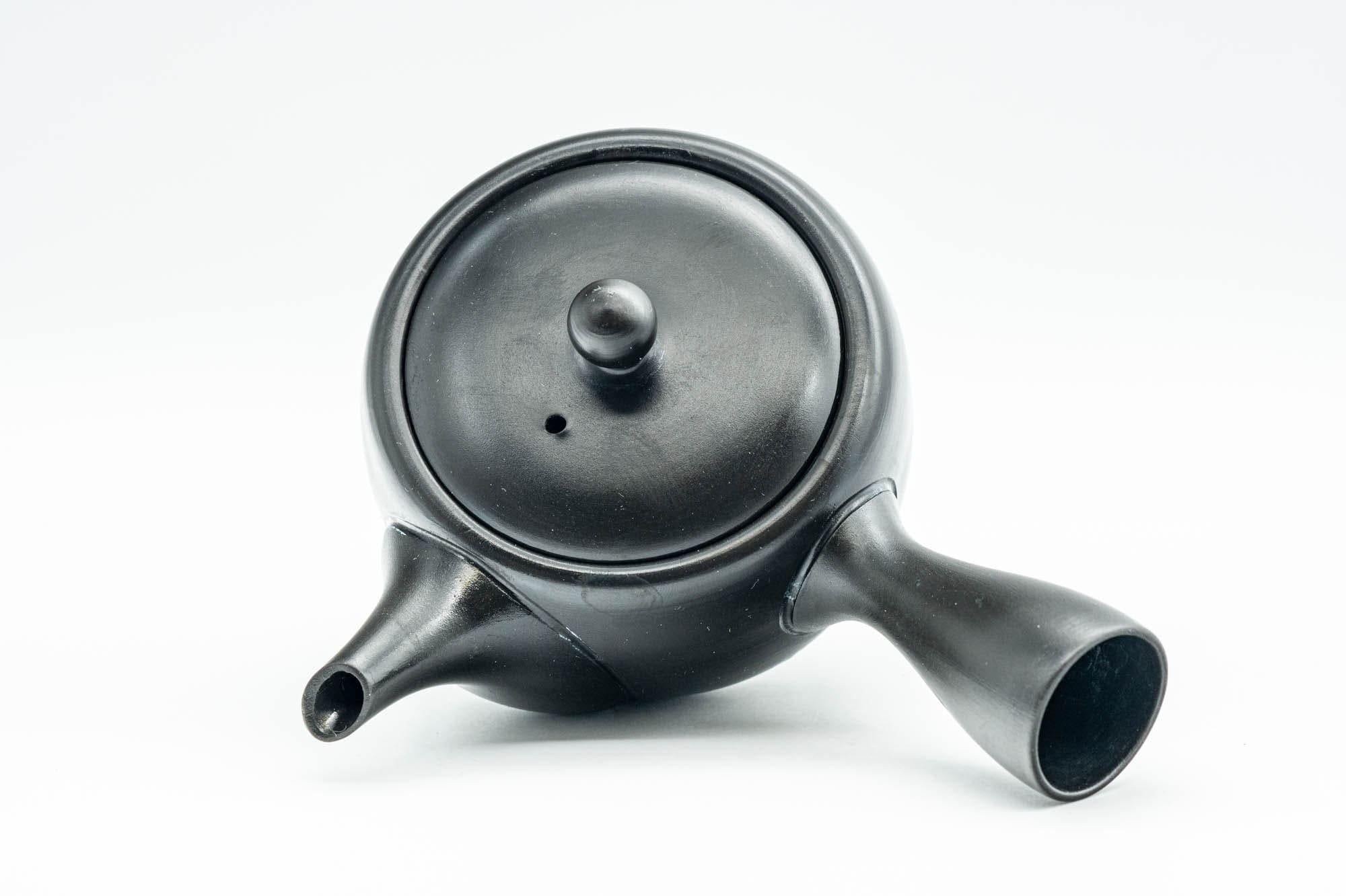 Japanese Kyusu - Black Kurodei Tokoname-yaki Teapot - 170ml