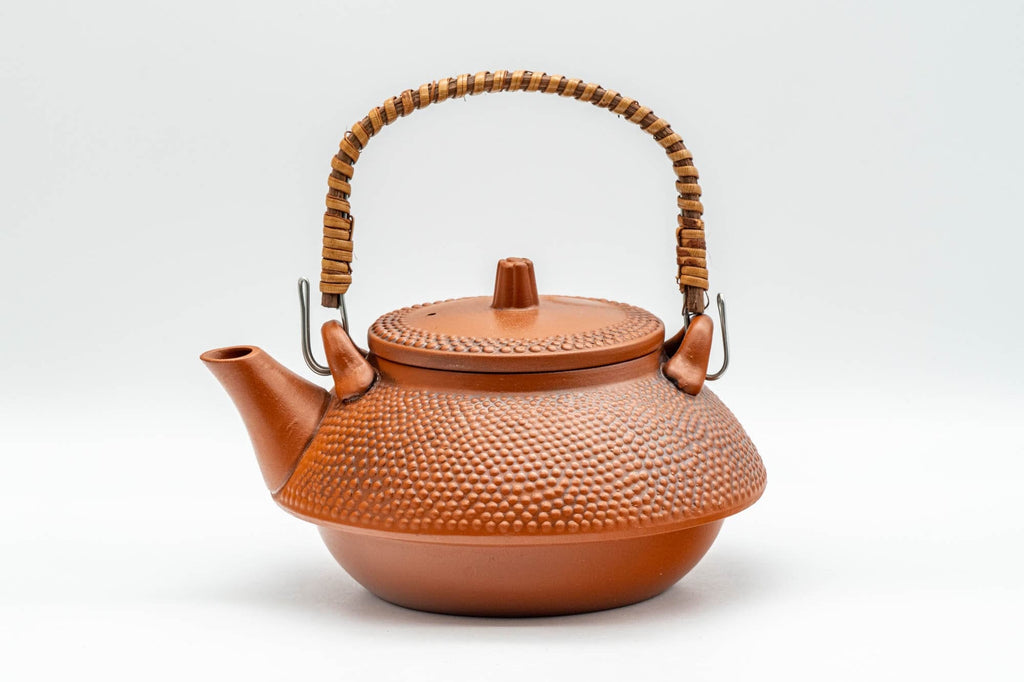 Japanese Tea Set - 義仙 Morishita Gisen - Tokoname-yaki Debeso Dobin Teapot with 5 Yunomi Teacups