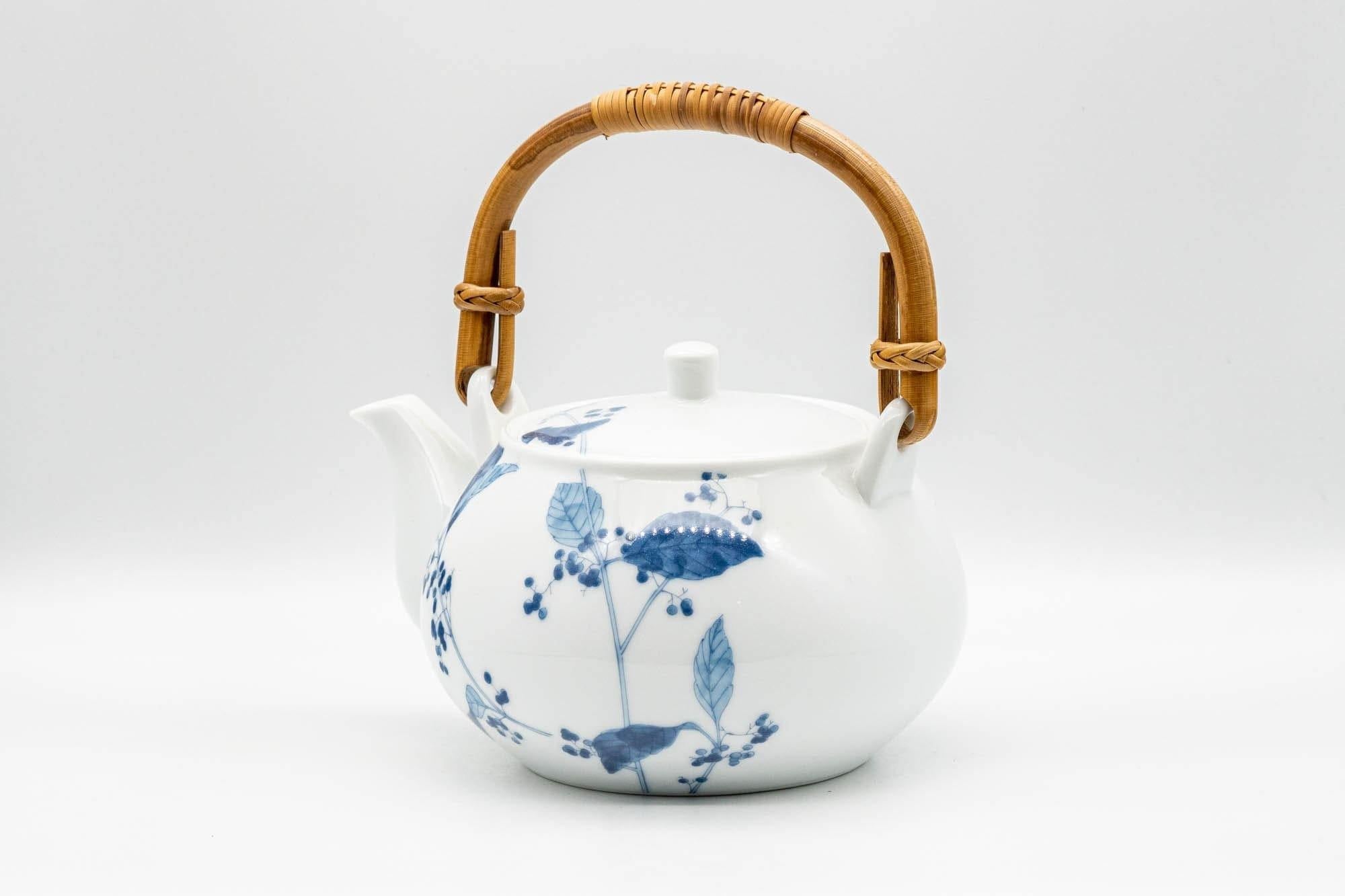 Japanese Dobin - Floral Arita-yaki Porcelain Debeso Teapot - 700ml