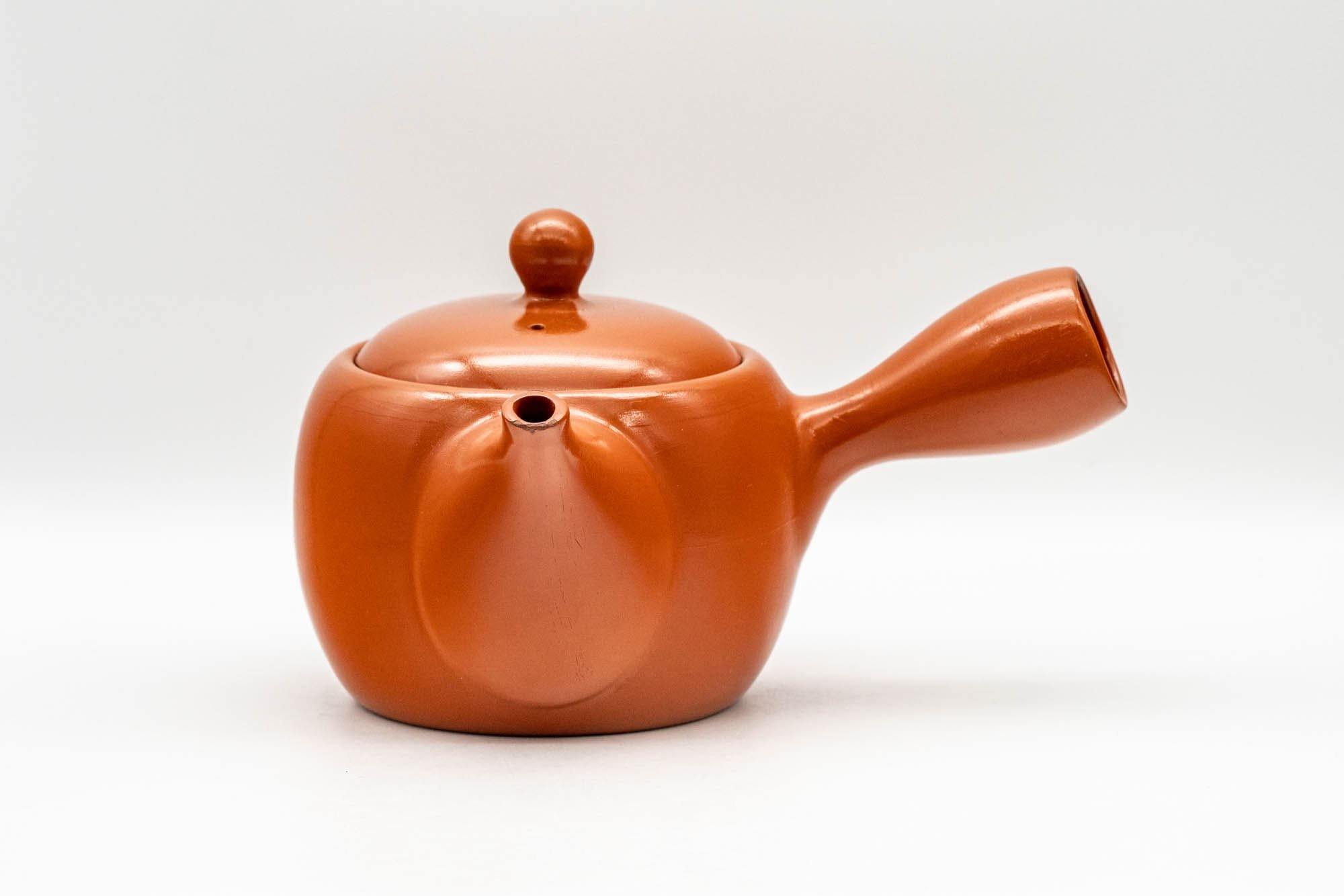 Japanese Kyusu - Engraved Landscape Tokoname-yaki Teapot - 325ml