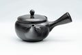 Japanese Kyusu - Black Kurodei Tokoname-yaki Basket Strainer Teapot - 330ml