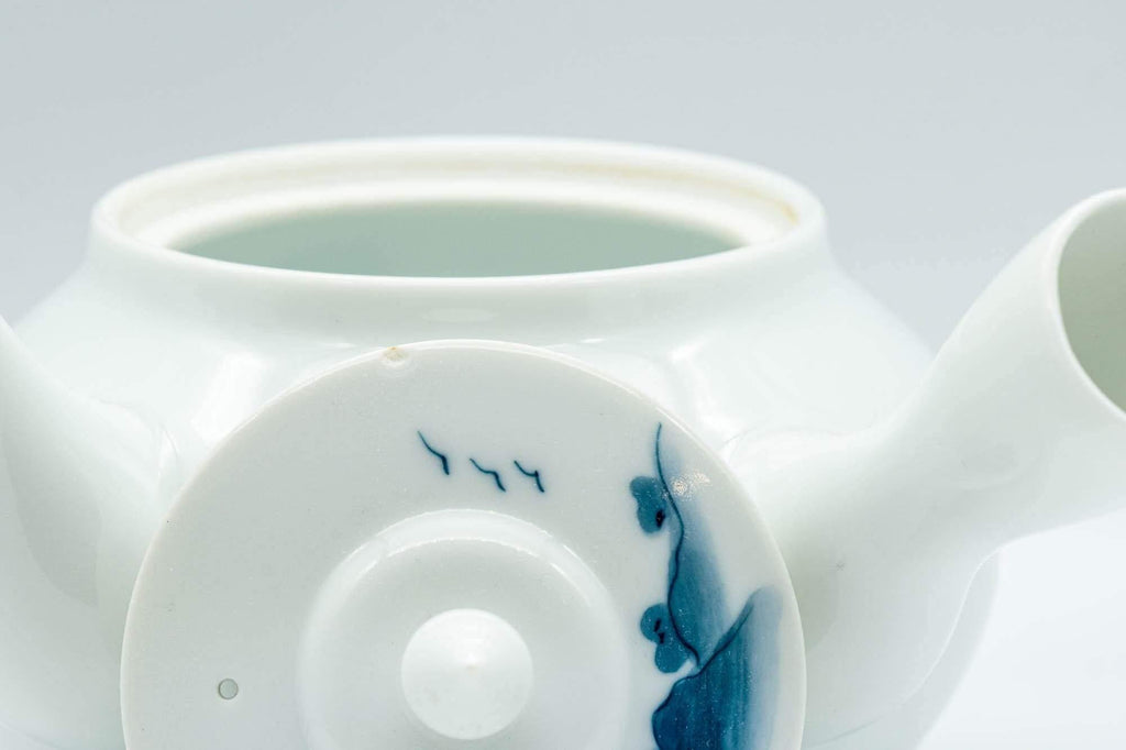Japanese Tea Set - 畑萬陶苑 Hataman Toen - Arita-yaki Porcelain Debeso Kyusu with 2 Yunomi Teacups