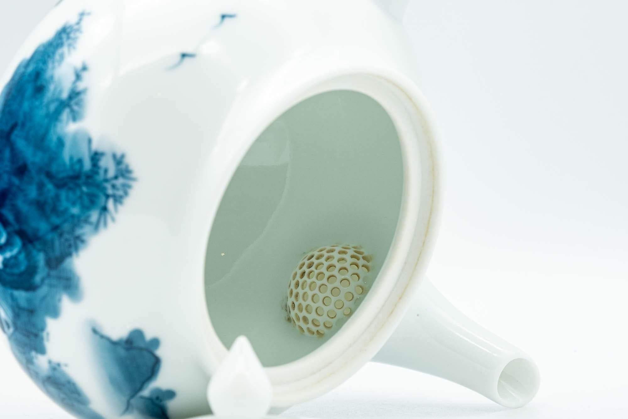 Japanese Tea Set - 畑萬陶苑 Hataman Toen - Arita-yaki Porcelain Debeso Kyusu with 2 Yunomi Teacups