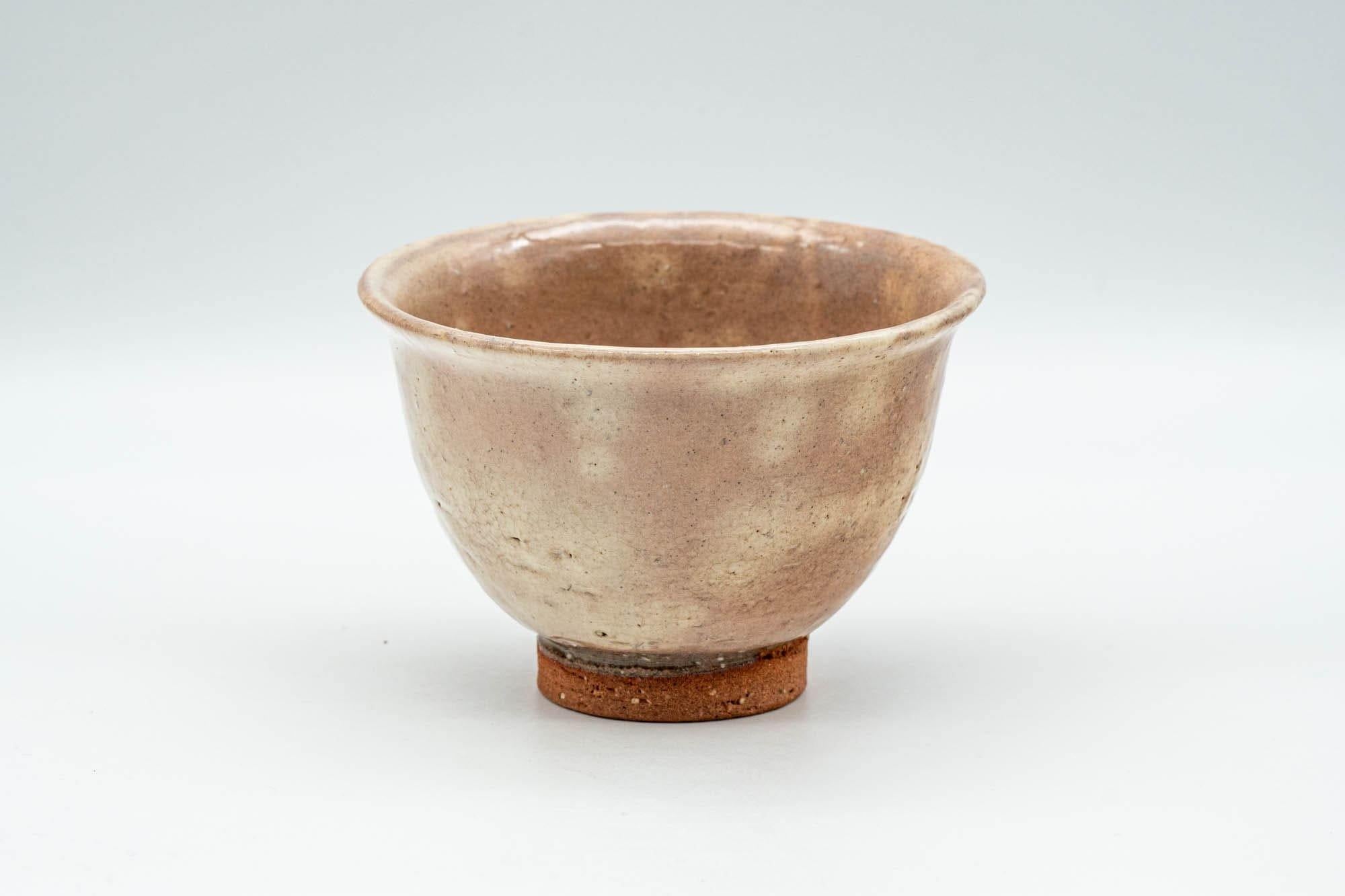 Japanese Teacup - Beige Gohonte Hagi-yaki Yunomi - 140ml