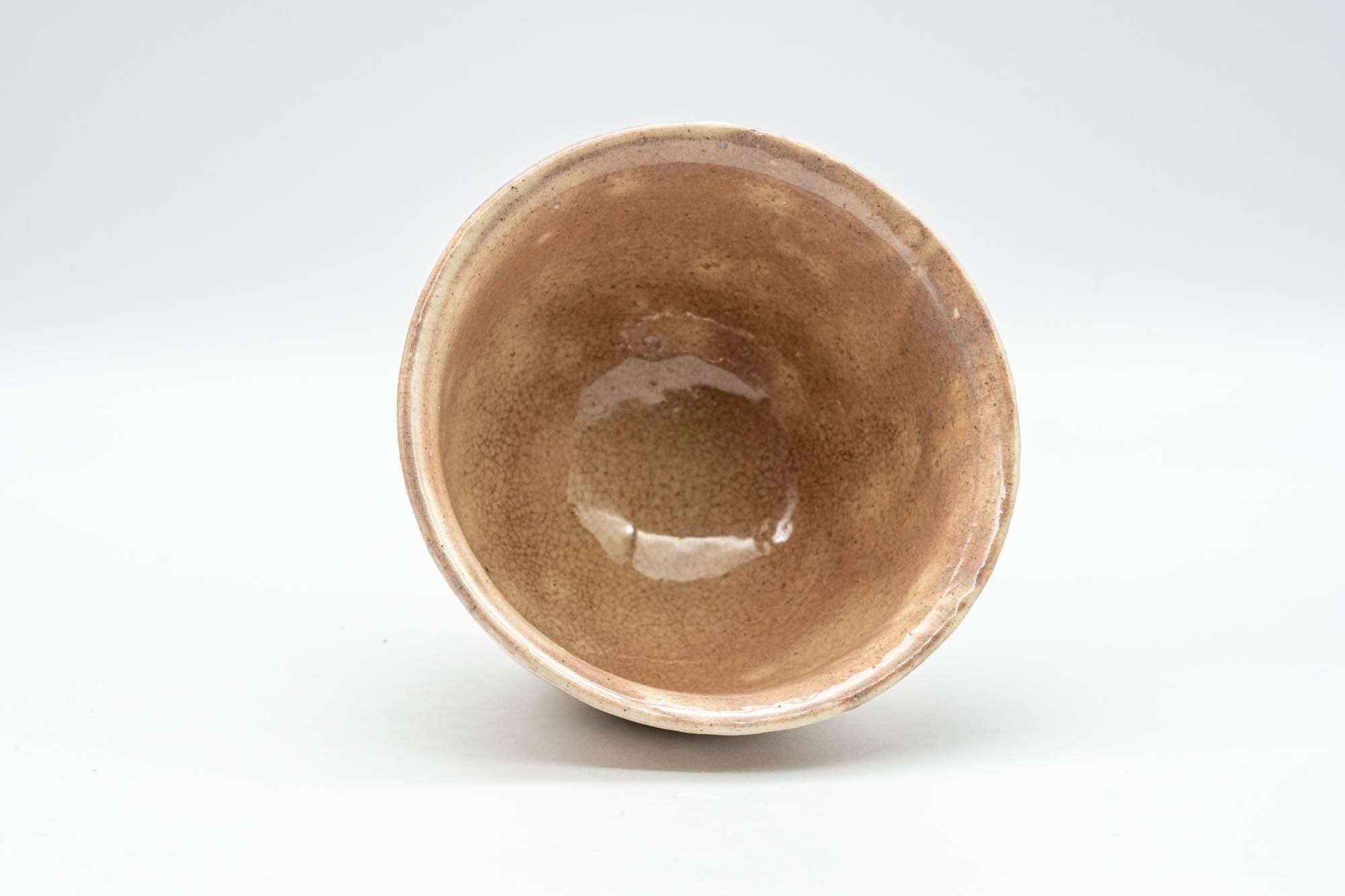 Japanese Teacup - Beige Gohonte Hagi-yaki Yunomi - 140ml