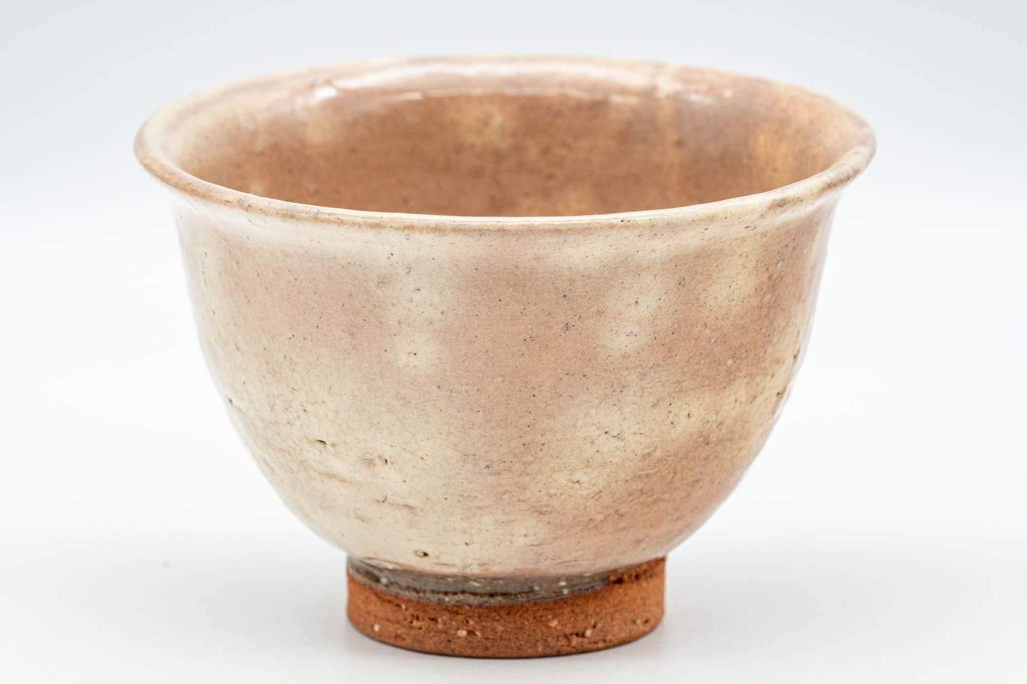 Japanese Teacup - Beige Gohonte Hagi-yaki Yunomi - 140ml