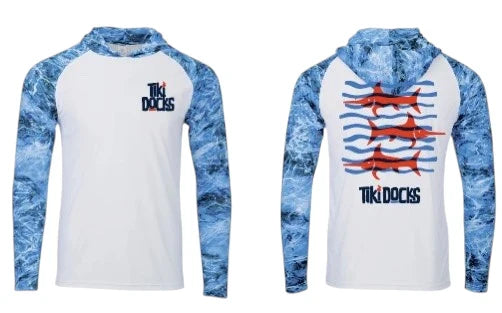 Paragon Mossy Oak Fishing Hoodie in Nautical Blue