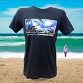 Greetings From Paradise Black Tee Shirt