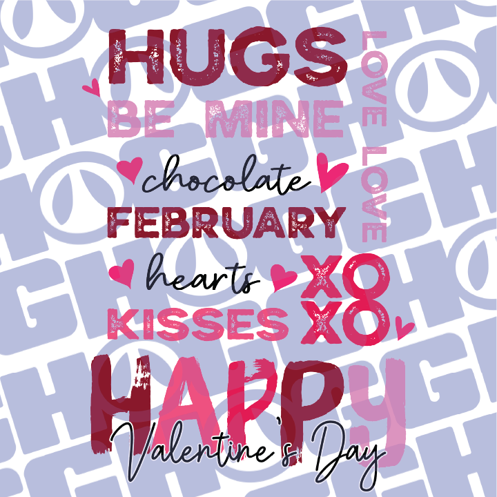 Multi Product Use - Digital Sublimation Designs - Valentine's Day