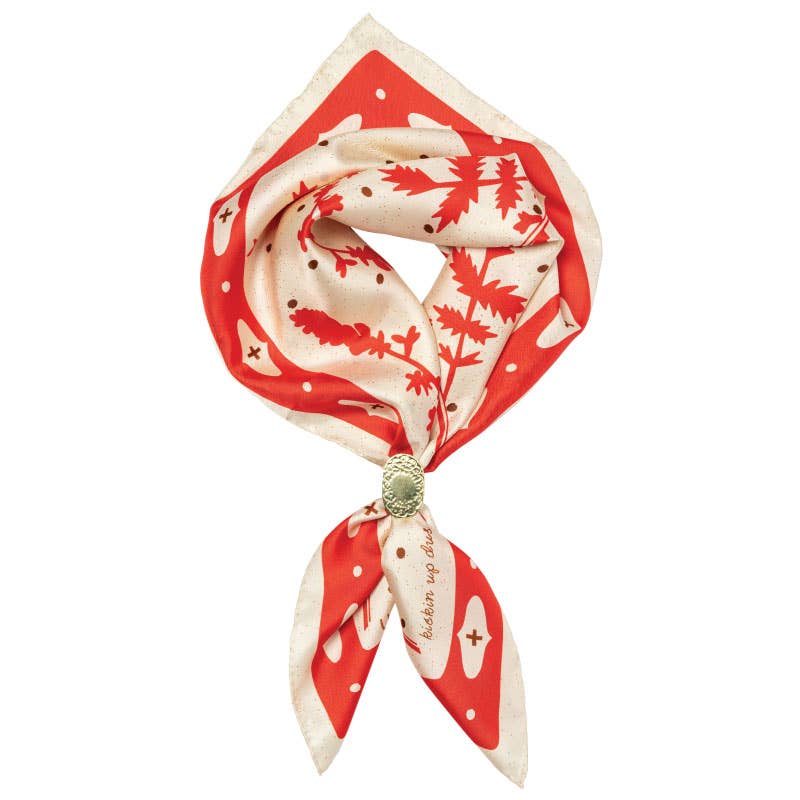 Jenni Earle “Kickin’ Up Dust” Silk Scarf | 100% Luxury Silk