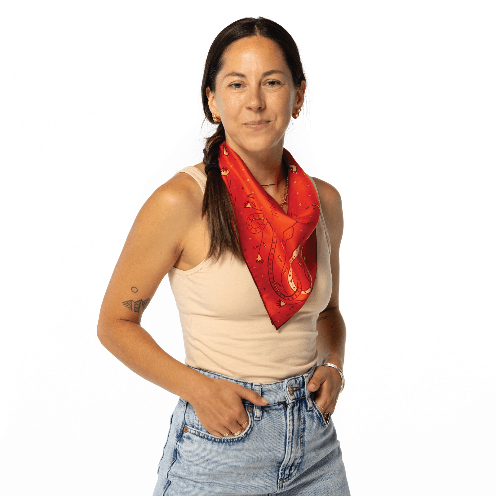 Jenni Earle “Own Your Power” Silk Scarf | 100% Luxury Silk