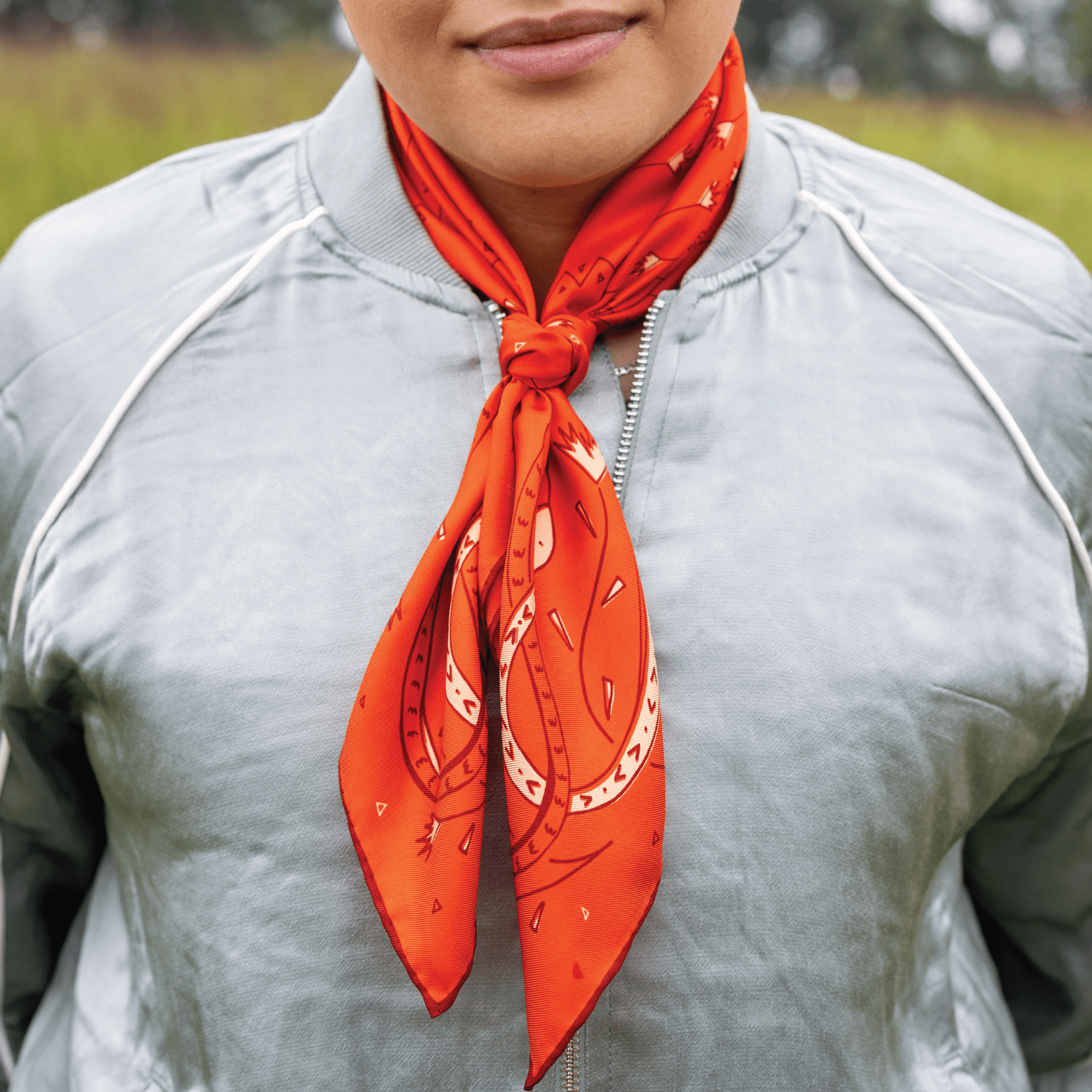 Jenni Earle “Own Your Power” Silk Scarf | 100% Luxury Silk
