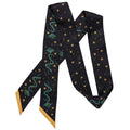 Jenni Earle “Saddle Up and Lasso the Star” Silk Twilly | Hand-Drawn