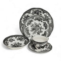 Johnson Brothers Asiatic Pheasant Black - 5 Piece Place Setting