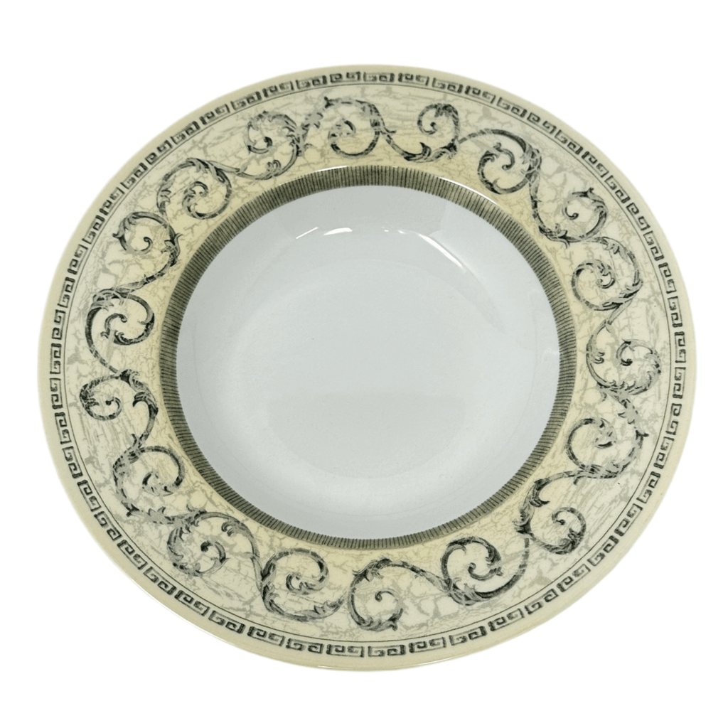 Johnson Brothers Acanthus Cream Rim Soup Bowl