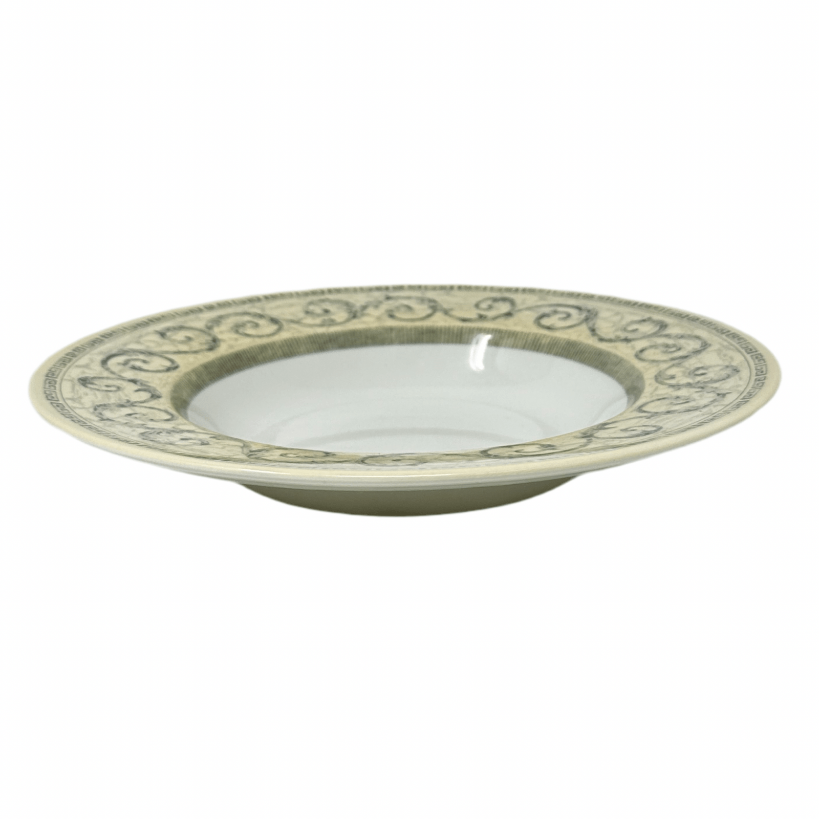 Johnson Brothers Acanthus Cream Rim Soup Bowl