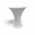 Kaiser Bisque Matte Finish Embossed Dogwood Flower 12" Vase