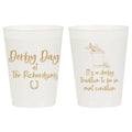 Kentucky Derby Day Custom Frosted Party Cups - Mint Condition Derby Tradition