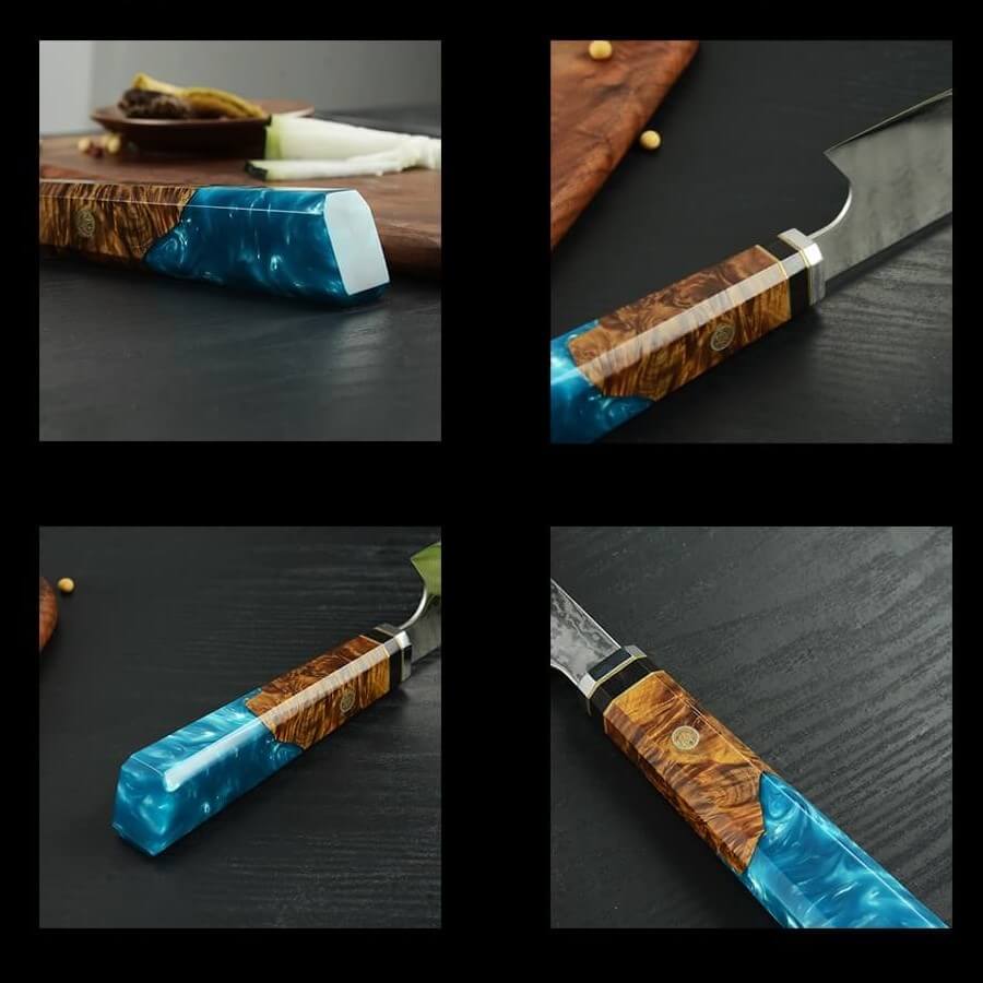 Kiritsuke Damascus Japanese Chef Knife
