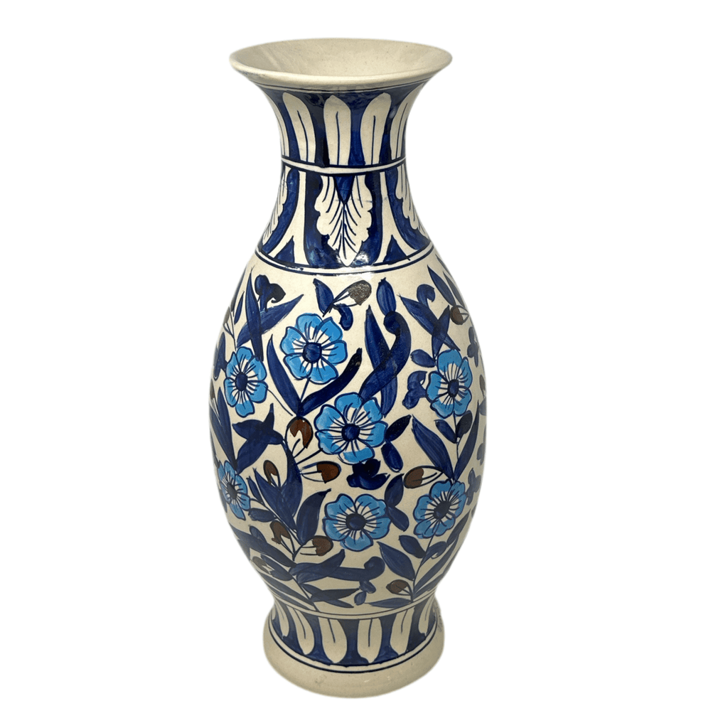 Blue Ceramic Large Vase