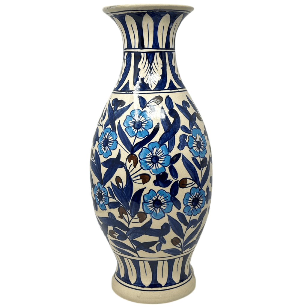 Blue Ceramic Large Vase