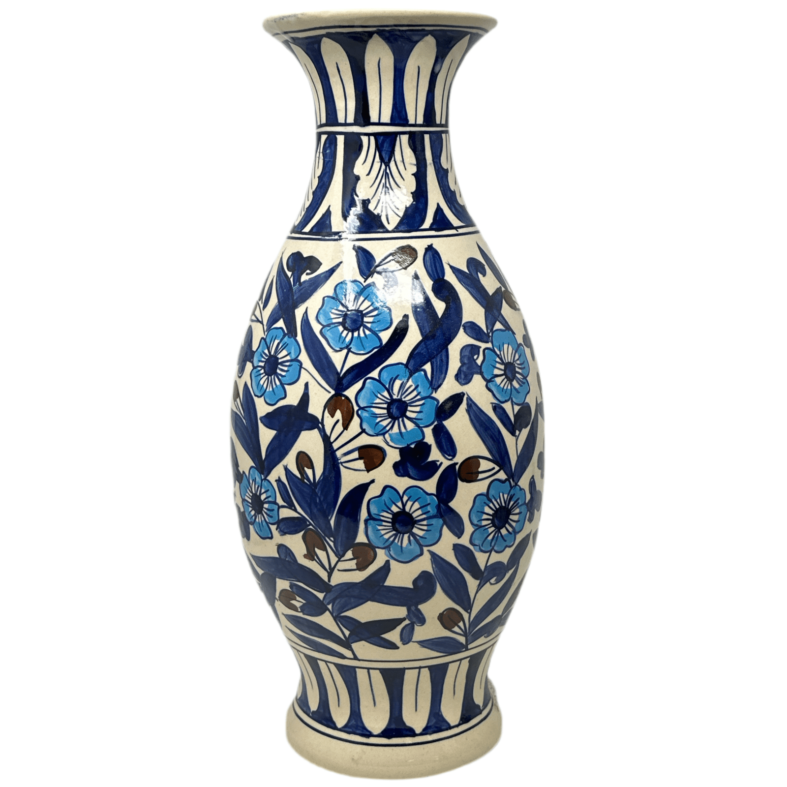Blue Ceramic Large Vase