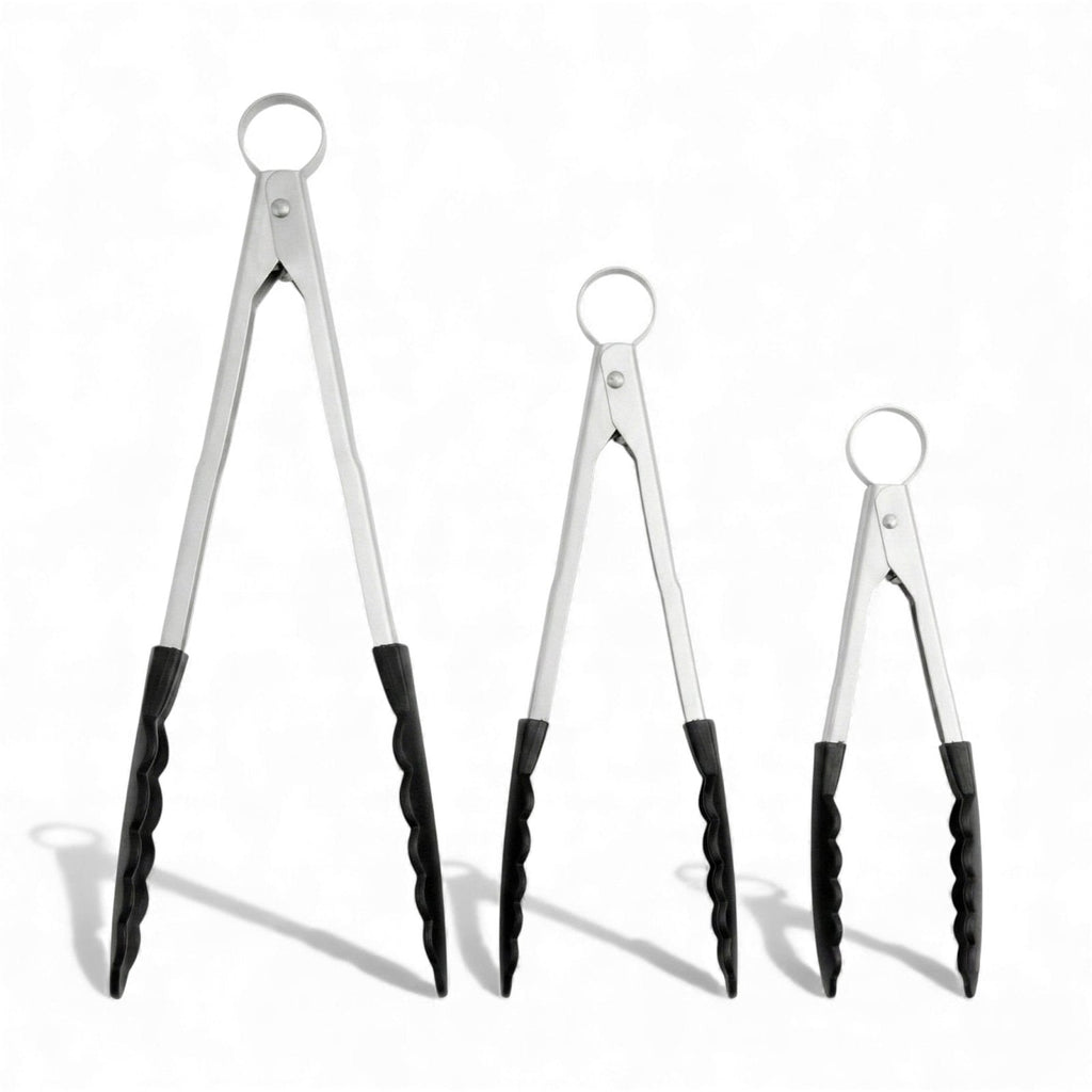 Cuisipro Nonstick Nylon Locking Tongs - Set of 3