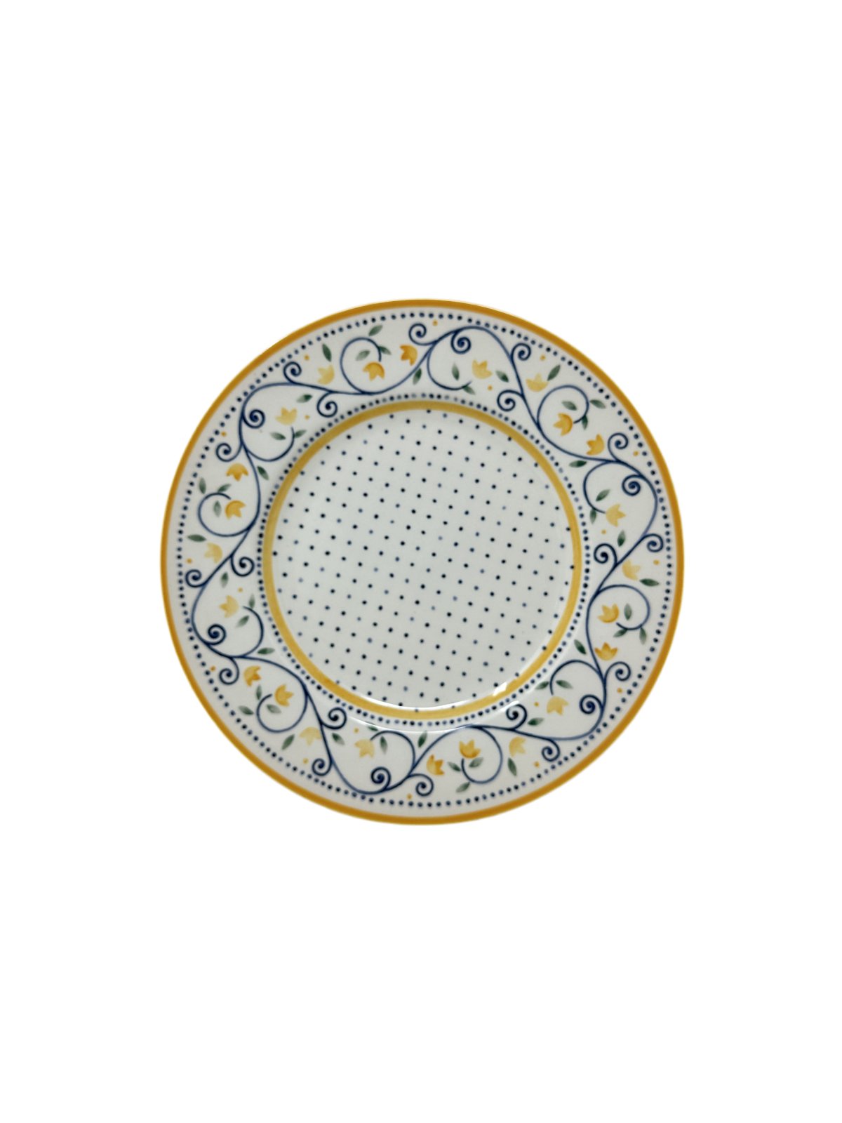 International Country Dots Salad Plate