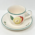 NORITAKE APPLE CRISP CUP & SAUCER SET