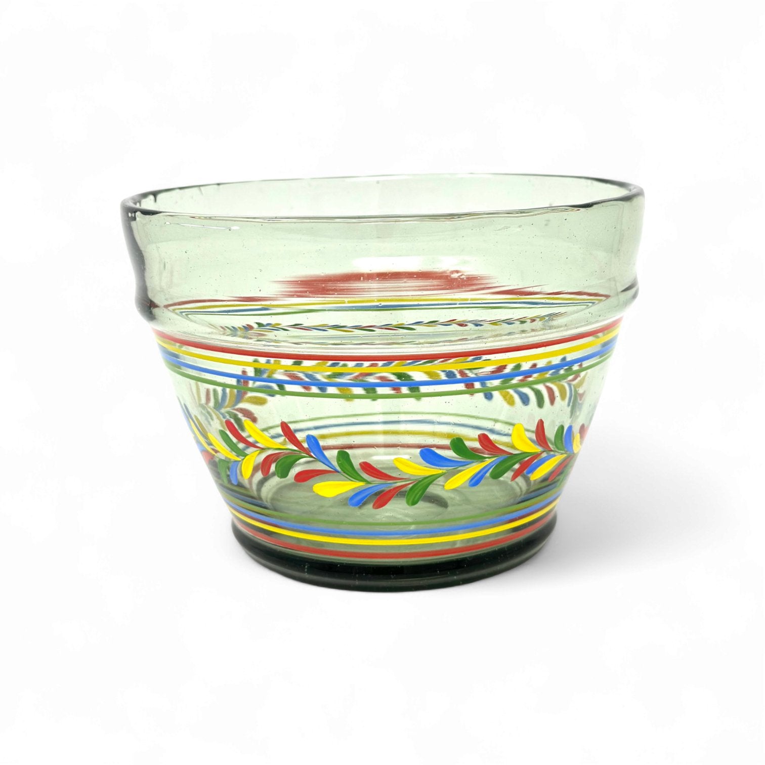 STRIPPED VINTAGE SERVING BOWL