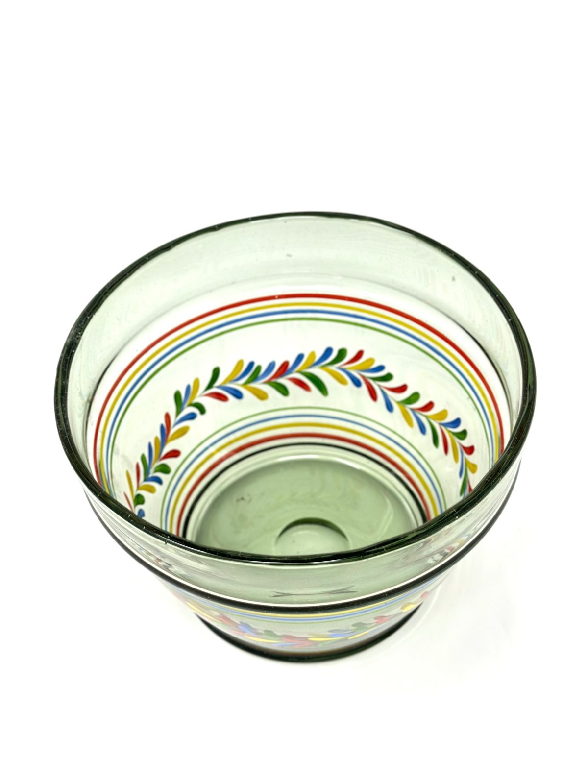 STRIPPED VINTAGE SERVING BOWL