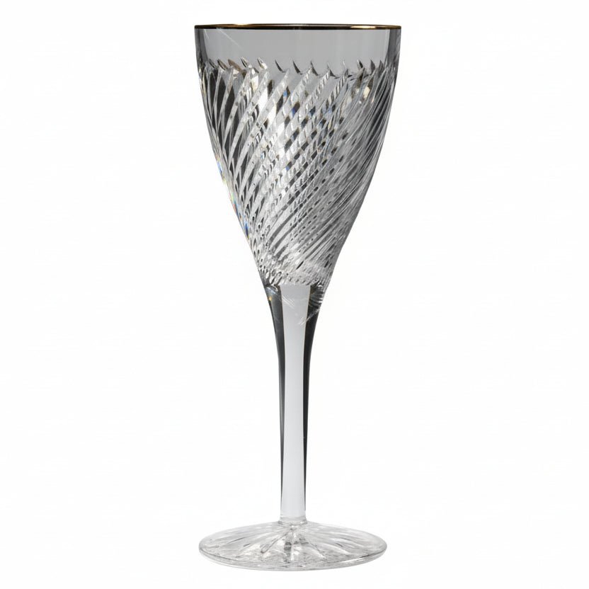 Waterford Crystal Arrington Gold Wine Glass