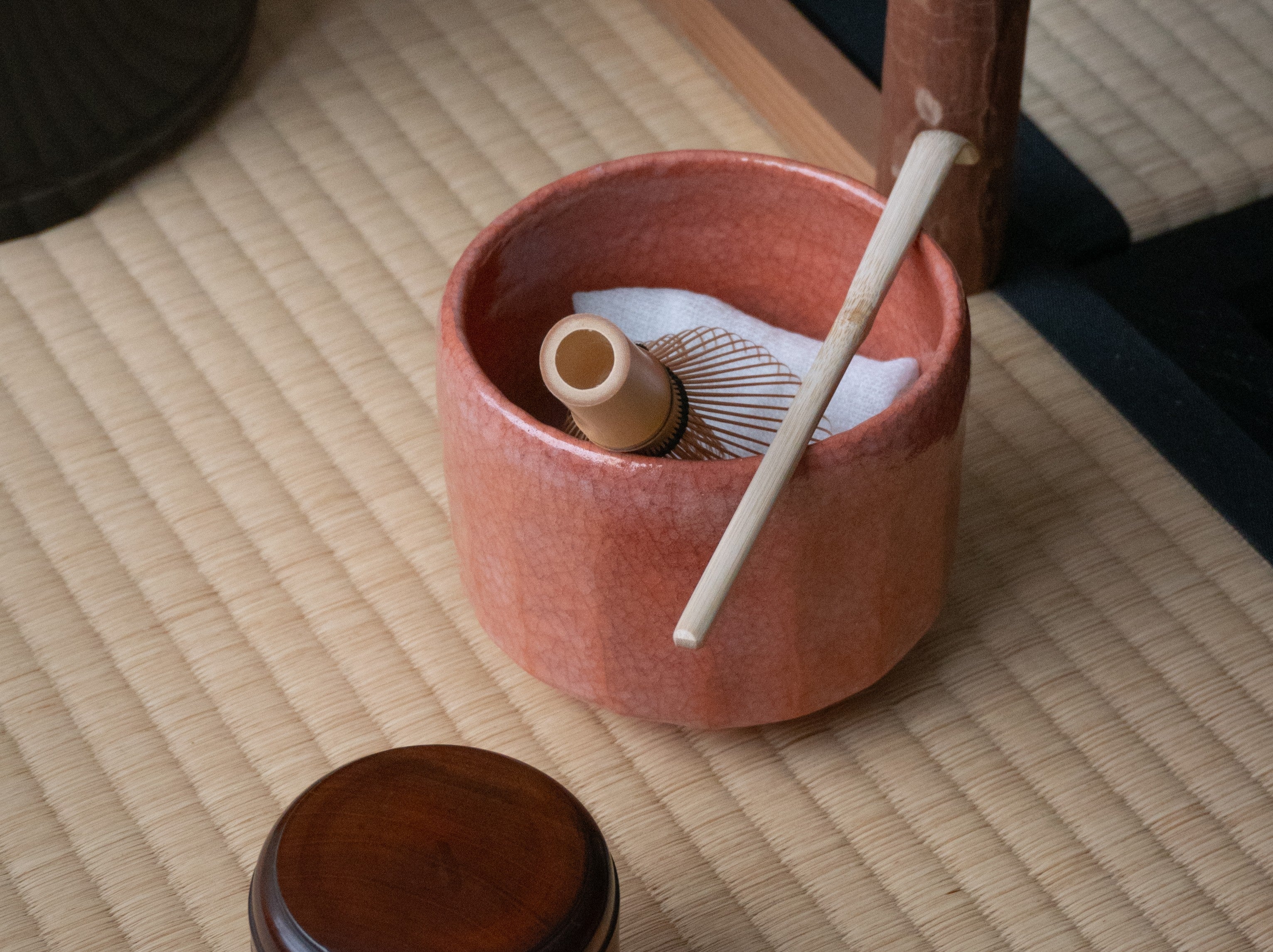 Aka-raku Komachi Replica Red Raku Chawan